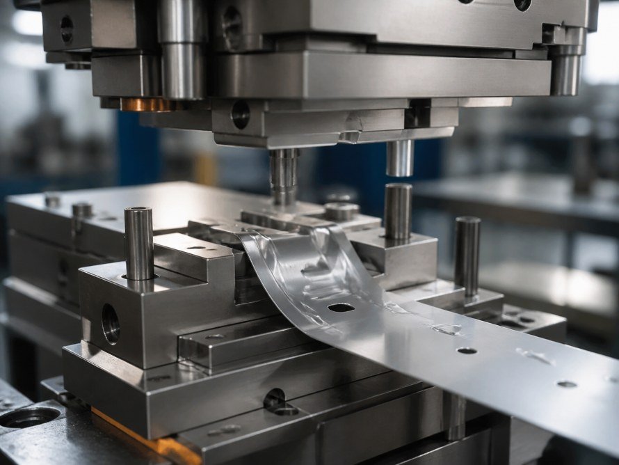 Generic stamping die forming an aluminum sheet component