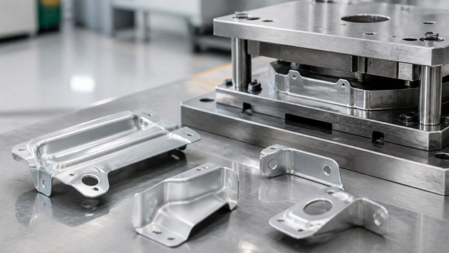 Aluminum Stamping: What Engineers Should Know 4 Aluminum stamped parts and metal stamping die for custom component manufacturing