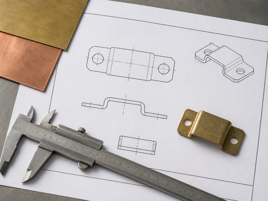 Brass vs Copper for Stamped Metal Parts 3 Brass and copper material selection for a stamped metal part