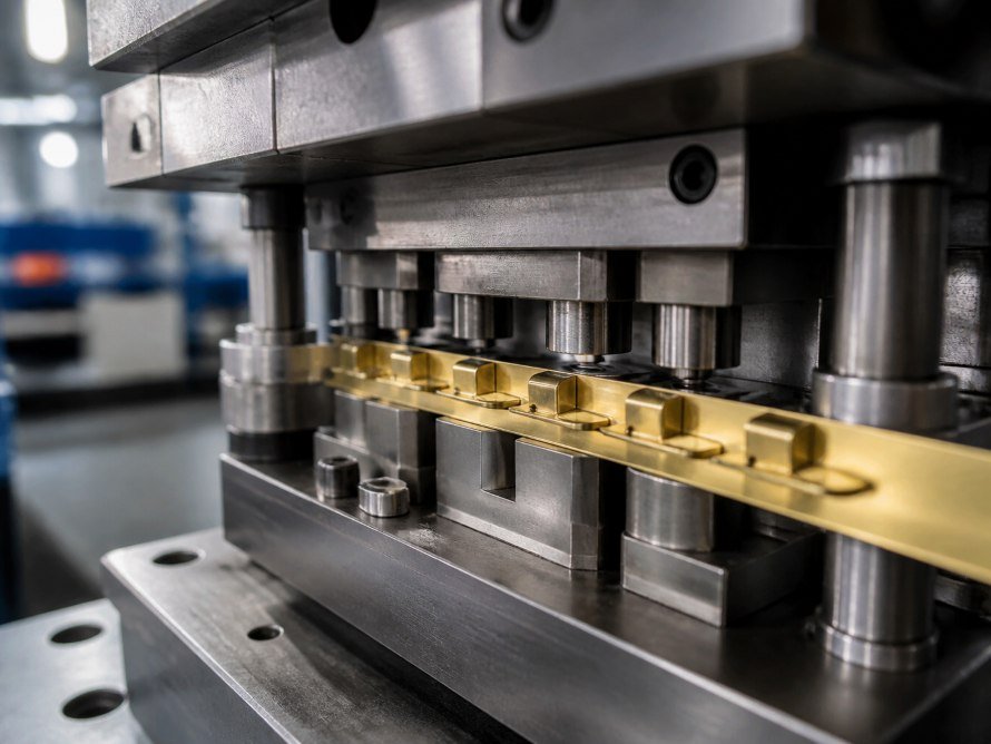 Brass vs Copper for Stamped Metal Parts 4 Generic stamping Mold forming brass strip components