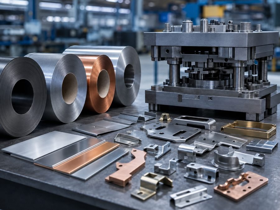 Material selection for custom precision metal stamping