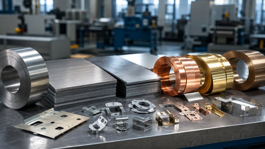 What Materials Are Commonly Used for Metal Stamping? 6 Common metal stamping materials for precision stamped parts