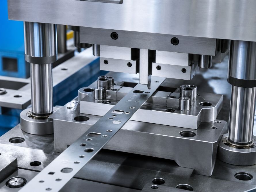 How Tight Can Metal Stamping Tolerances Be? 2 Precision metal stamping tolerances Mold and strip feeding setup for tolerance control