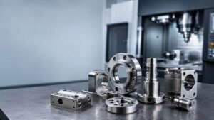Home 5 CNC stainless steel machining precision component on a milling machine